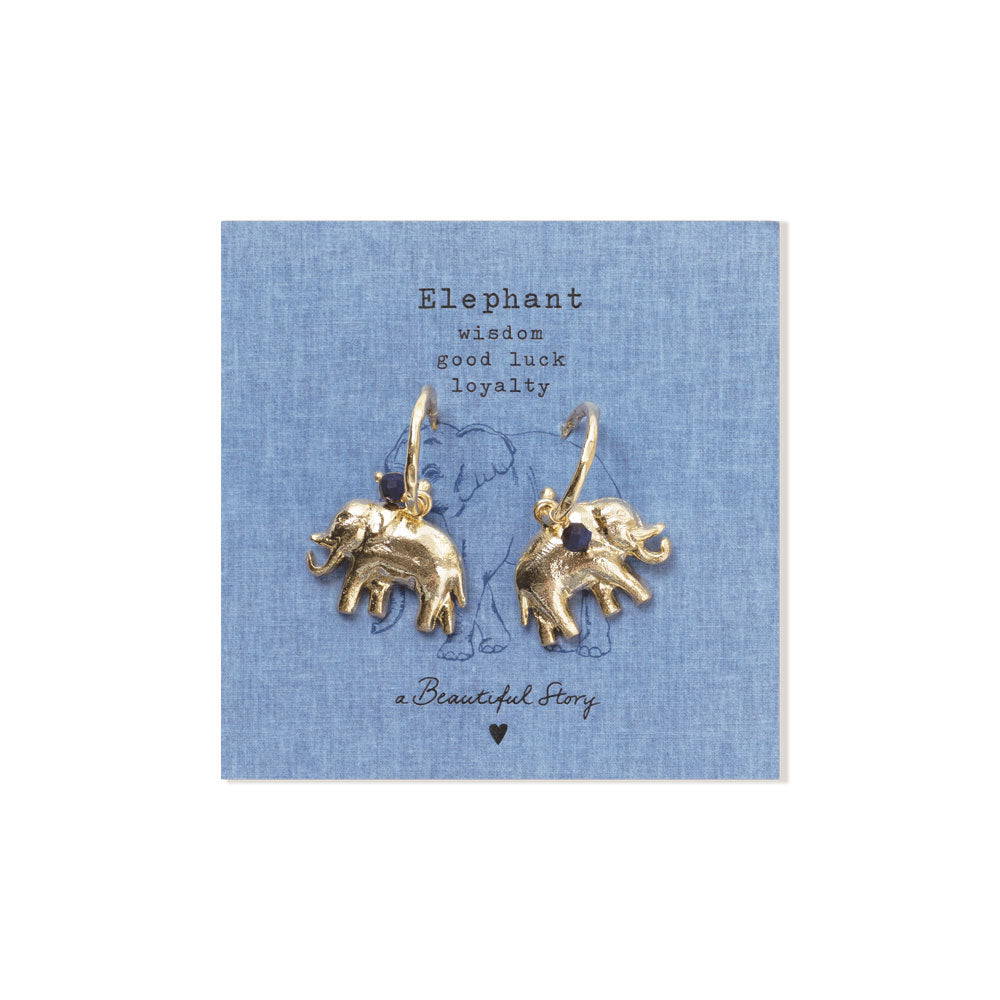 Rebel Elefant Lapislazuli Ohrringe