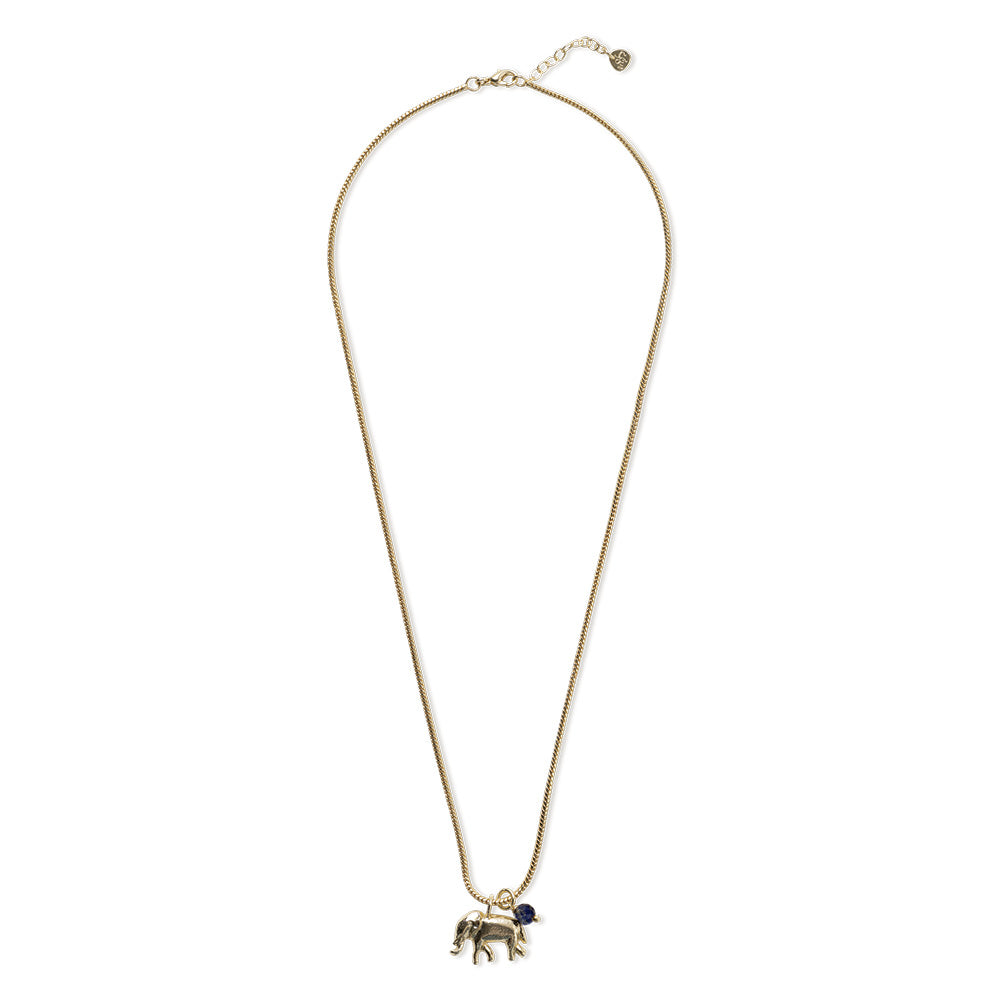 Wild Olifant Lapis lazuli Ketting