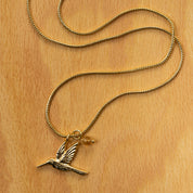 Wild Kolibrie Citrien Ketting
