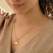Wild Kolibrie Citrien Ketting