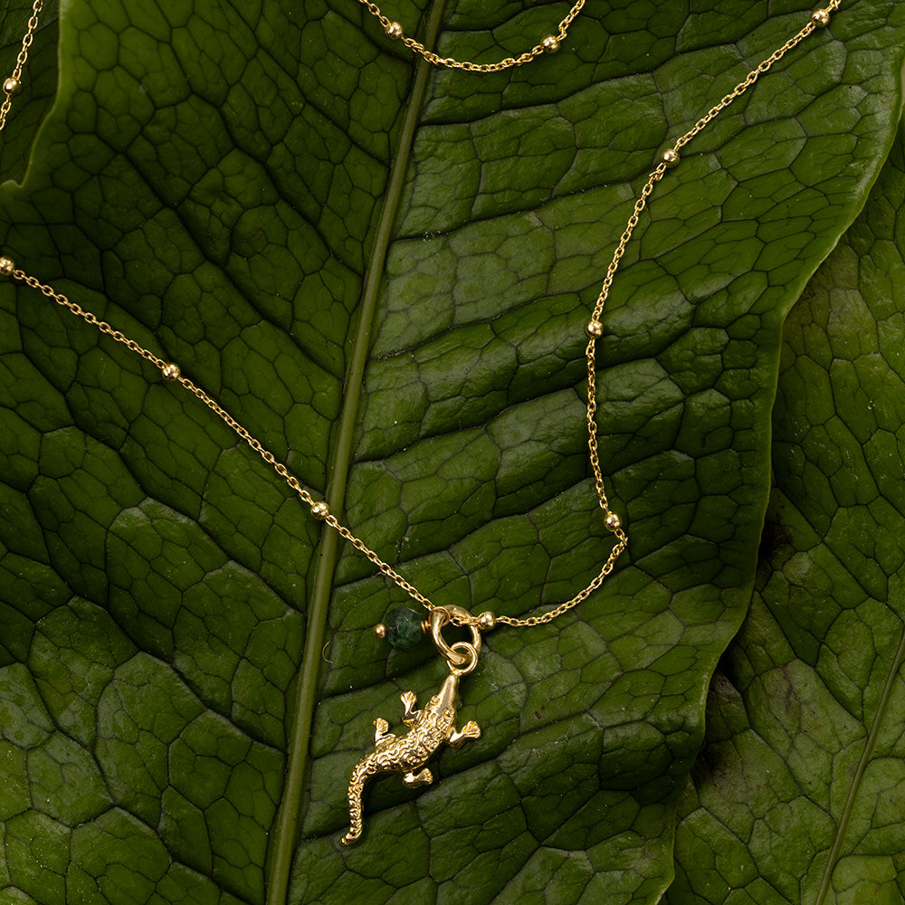 Instinct Alligator Aventurijn Ketting