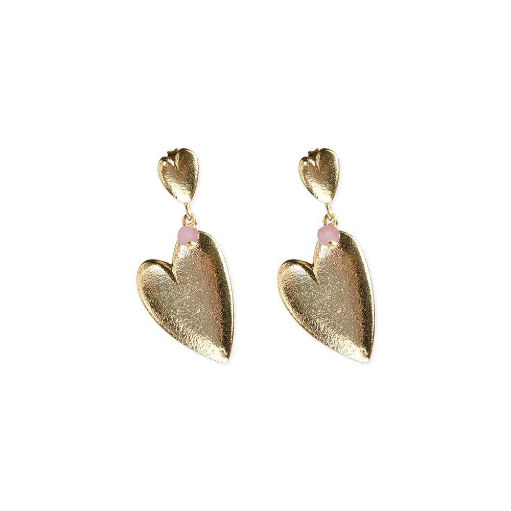 Trueheart Rose Quartz Earrings