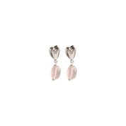 Heavenly Rose Quartz Earrings