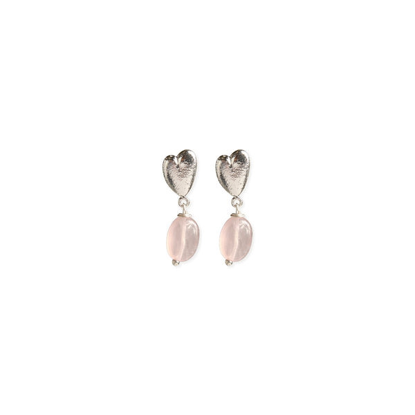 Heavenly Rose Quartz Earrings