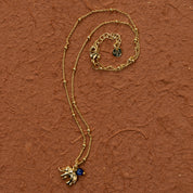Instinct Olifant Lapis lazuli Ketting