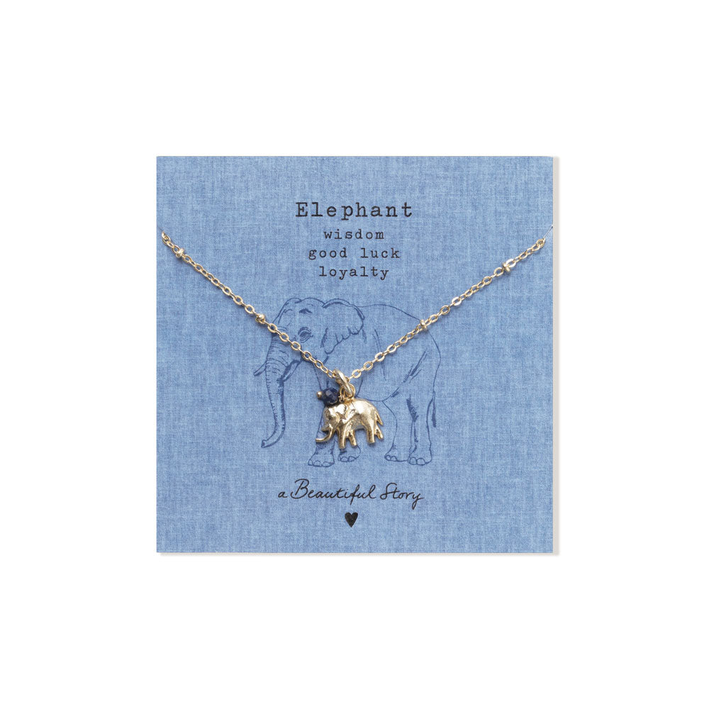 Instinct Olifant Lapis lazuli Ketting