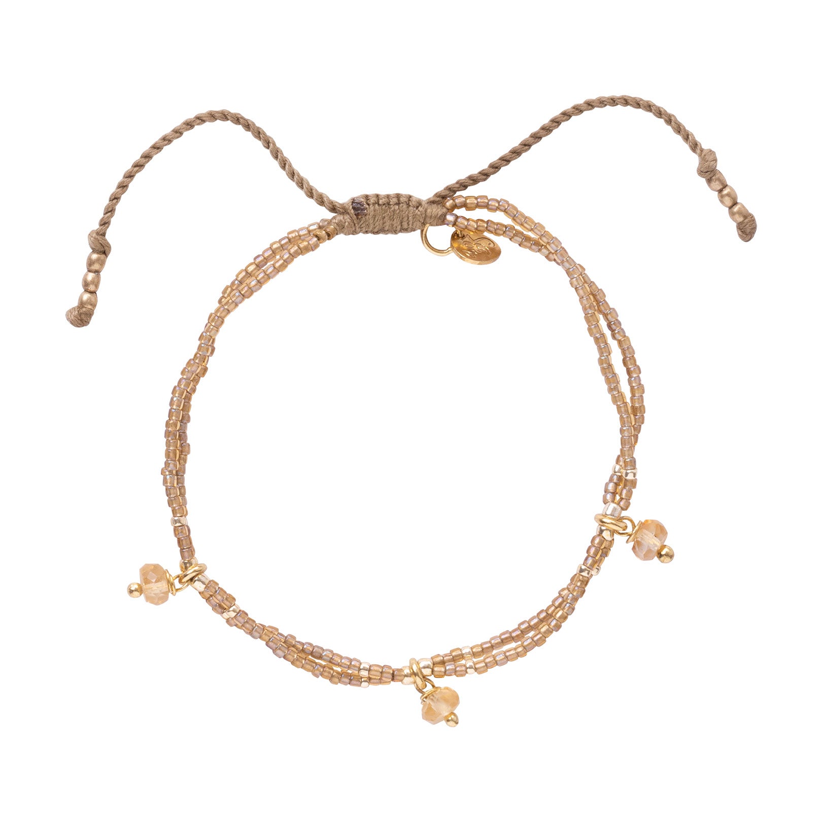 Honor Citrine Gold Colored Bracelet