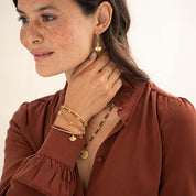 Honor Citrine Gold Colored Bracelet