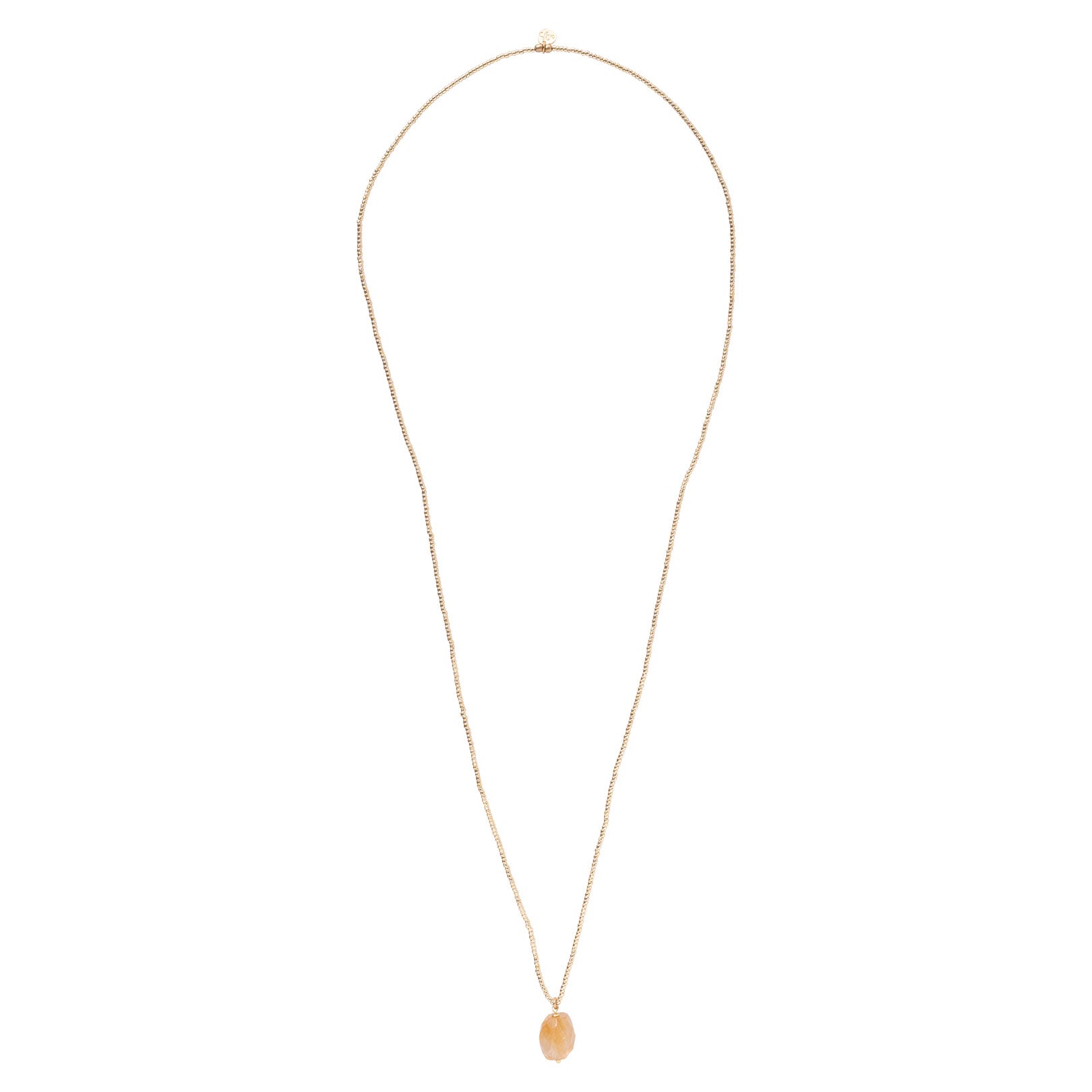Calm Citrien Goudkleurige Ketting