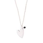 Paradise Zwarte Onyx Zilverkleurige Ketting
