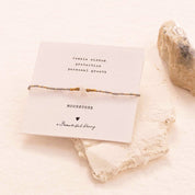 Iris Card Mondstein goldfarbiges Armband