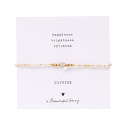 Iris Card Citrin goldfarbiges Armband