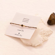 Iris Card Tigerauge goldfarbiges Armband