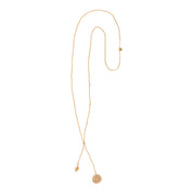 Purpose Citrin goldfarbige Halskette