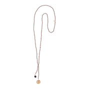 Purpose Granat goldfarbige Halskette