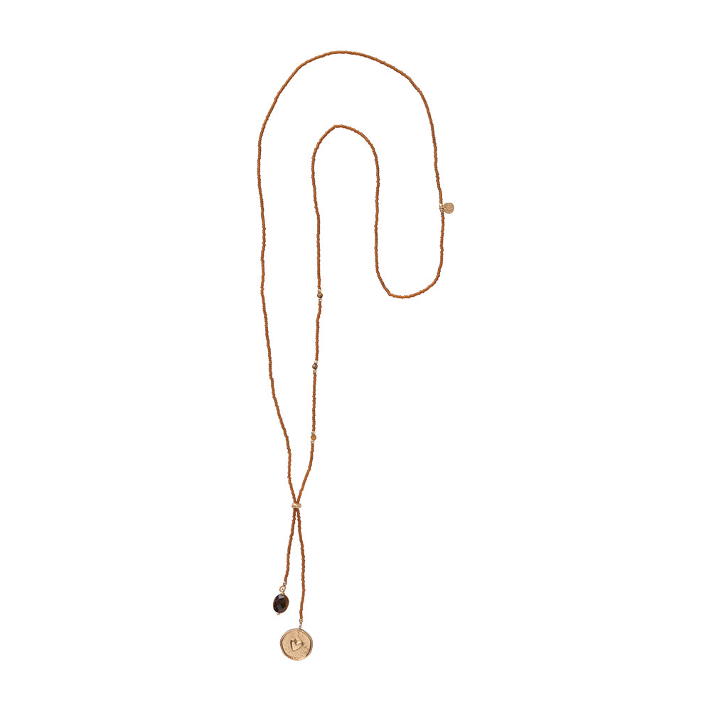 Purpose Tigerauge goldfarbige Halskette