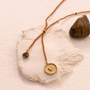 Purpose Tigerauge goldfarbige Halskette