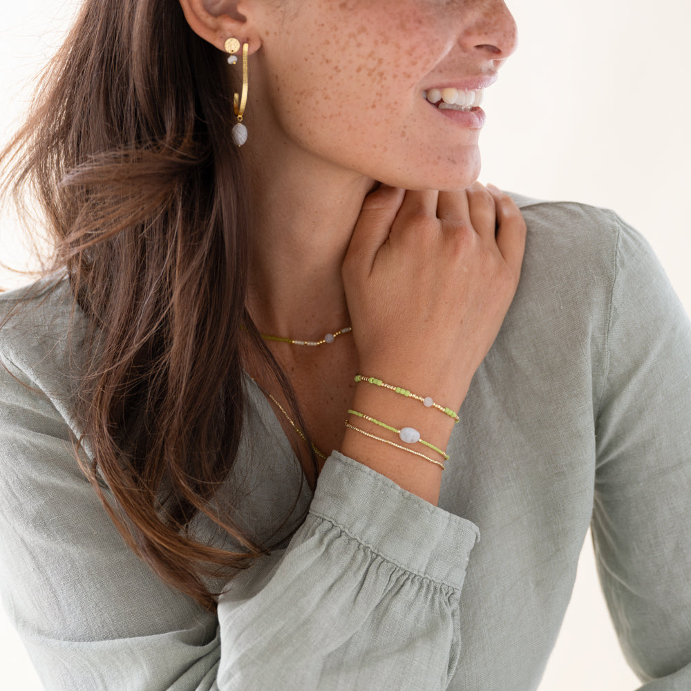 Splash Mondstein goldfarbiges Armband