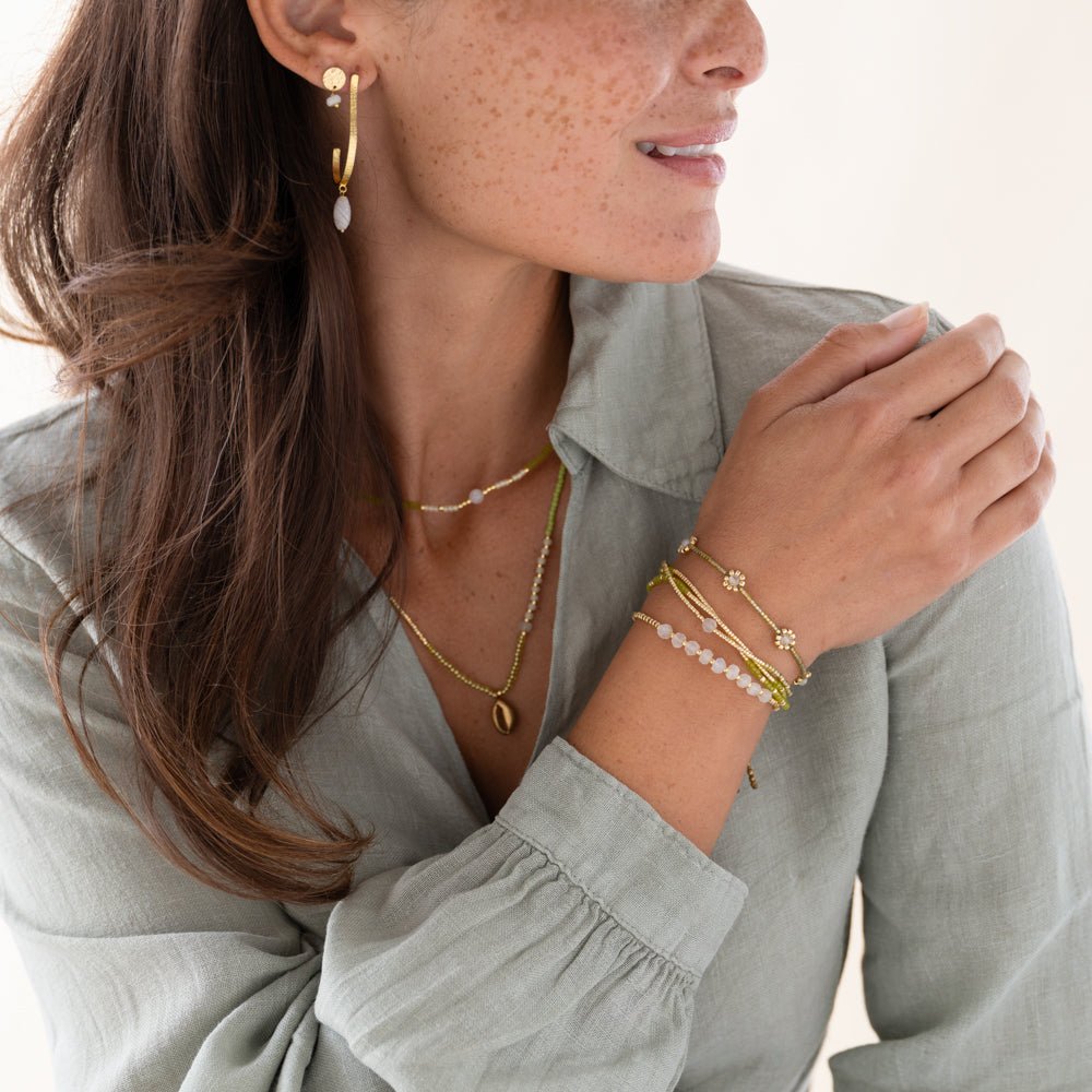 Botanic Citrien Goudkleurige Armband