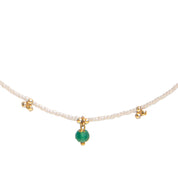 Aware Aventurin goldfarbige Halskette