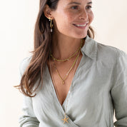 Aware Maansteen Goudkleurige Ketting