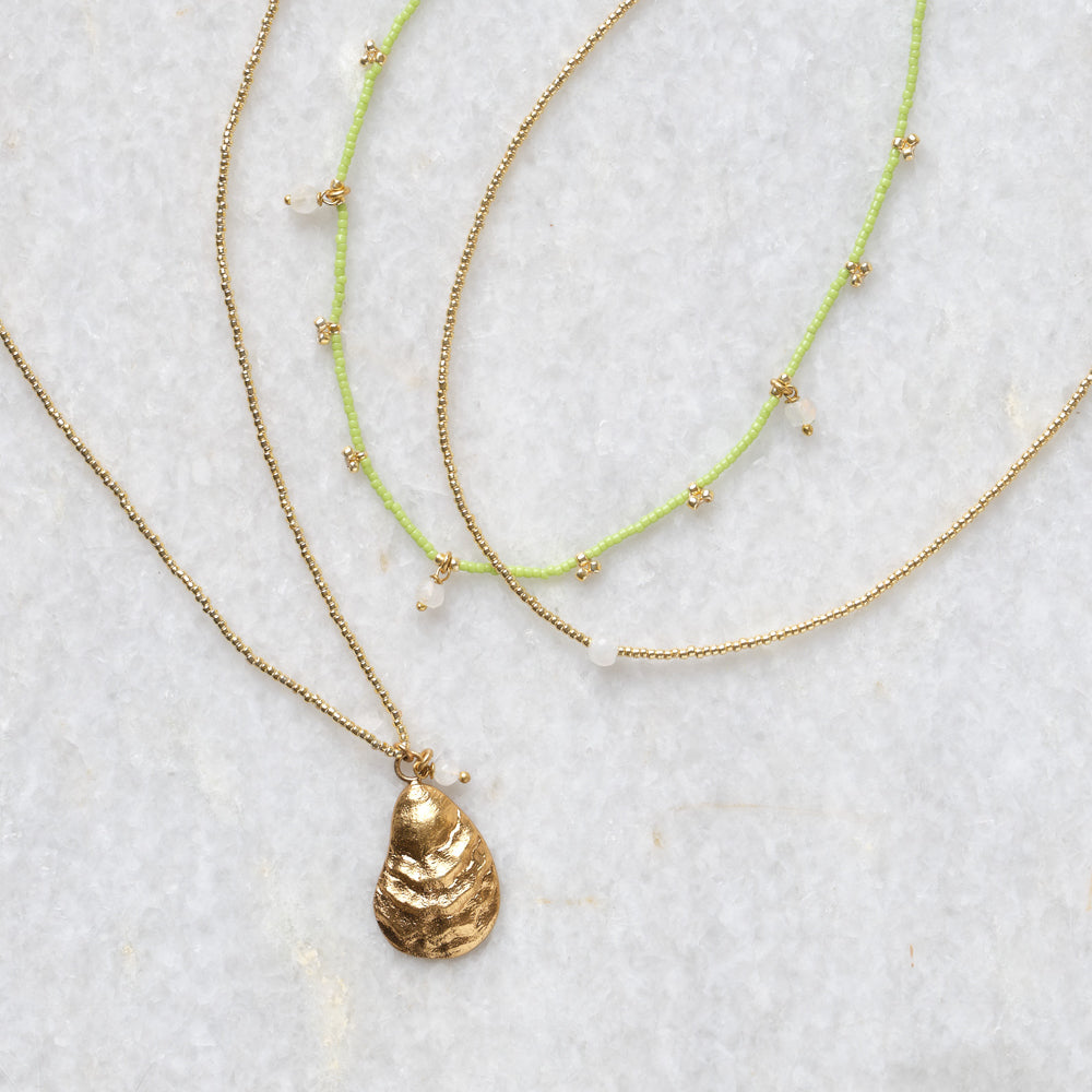 Aware Maansteen Goudkleurige Ketting