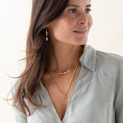 Excitement Maansteen Goudkleurige Ketting