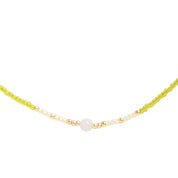 Excitement Maansteen Goudkleurige Ketting