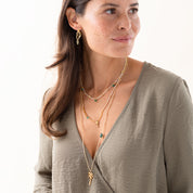 Passionate Aventurijn Goudkleurige Ketting