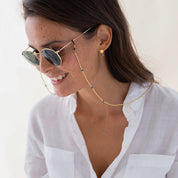 Shore Aventurijn Goudkleurige Brillenkoord