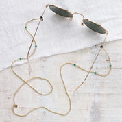 Shore Aventurijn Goudkleurige Brillenkoord