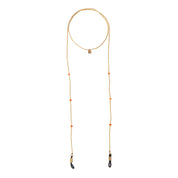 Shore Karneol goldfarbige Brillenkette