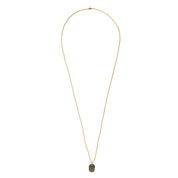 Calm Labradoriet Goudkleurige Ketting