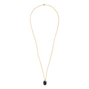 Calm Black Onyx Gold Colored Necklace