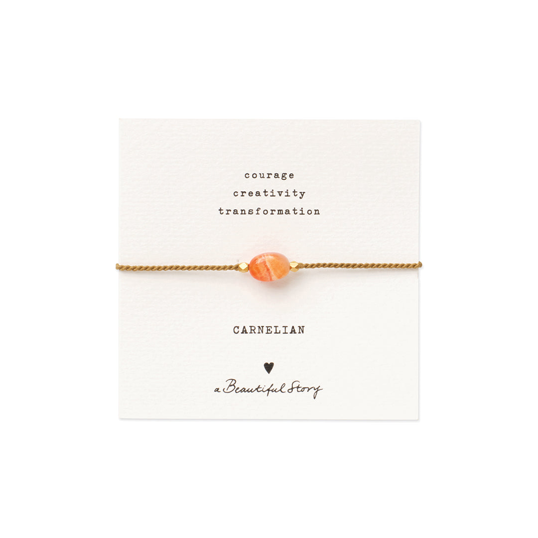 Gemstone Card Carnelian
