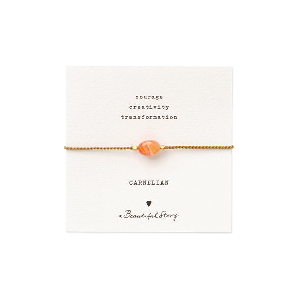 Gemstone Card Carnelian