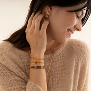 Competent Karneol goldfarbiges Armband