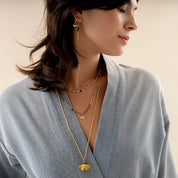 Primary Zwarte Onyx Goudkleurige Ketting