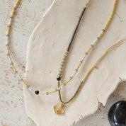 Primary Zwarte Onyx Goudkleurige Ketting