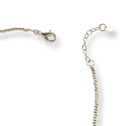 Primary Granaat Zilverkleurige Ketting