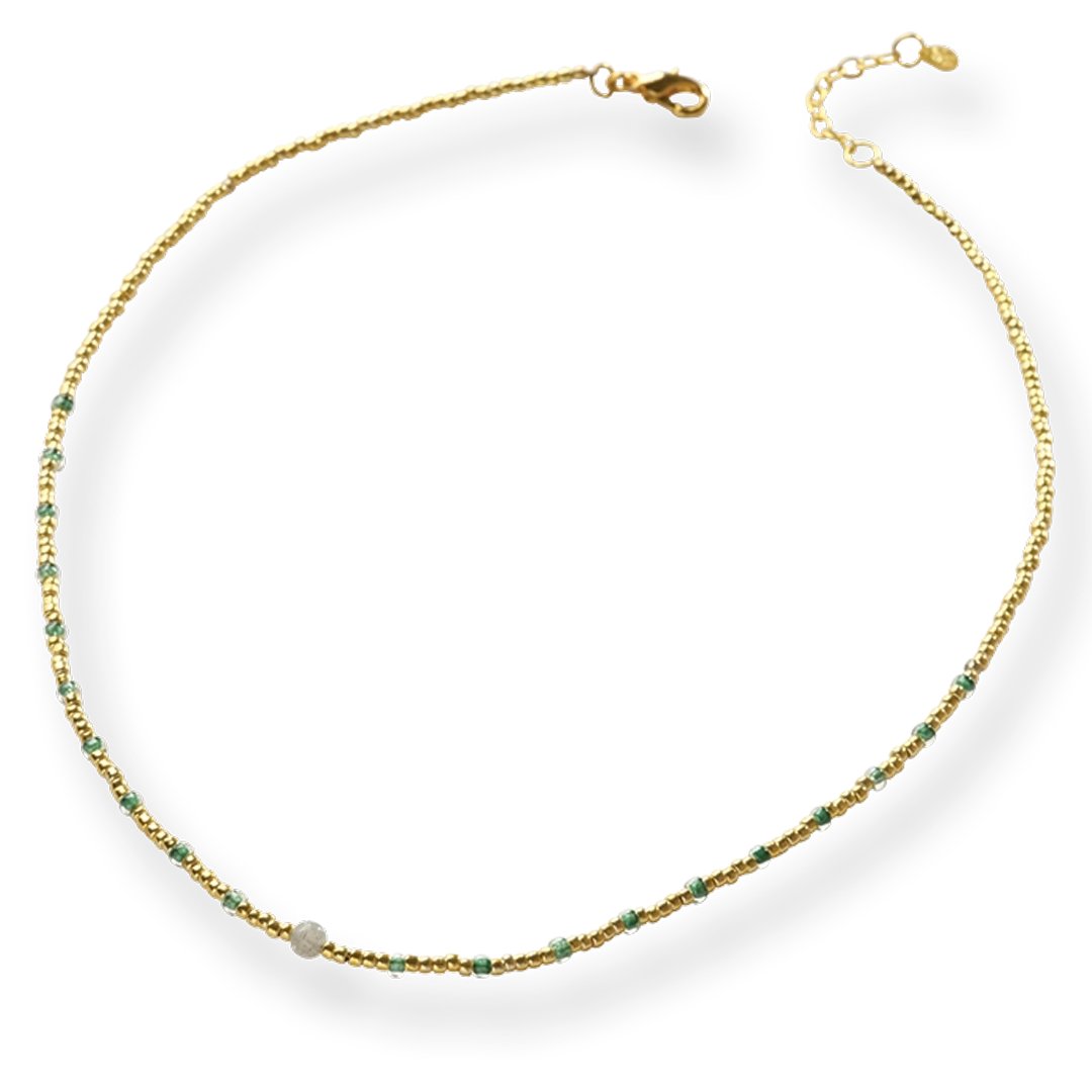 Primary Labradoriet Goudkleurige Ketting