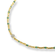 Primary Labradoriet Goudkleurige Ketting