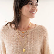 Empathy Carneool Goudkleurige Ketting