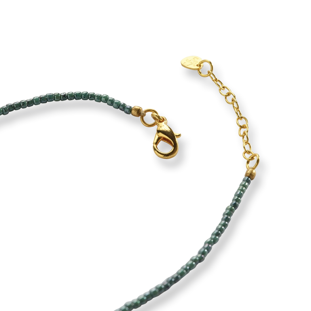 Empathy Labradorit goldfarbige Halskette