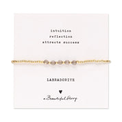 Essential Labradorit Goldfarbige Armband