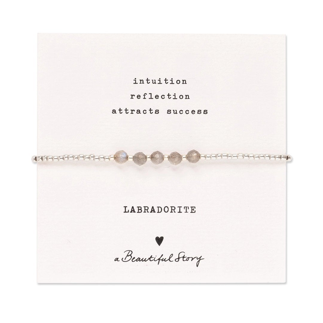 Essential Labradorit Silberfarbige Armband