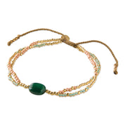 Shining Aventurine Bracelet Gold Colored