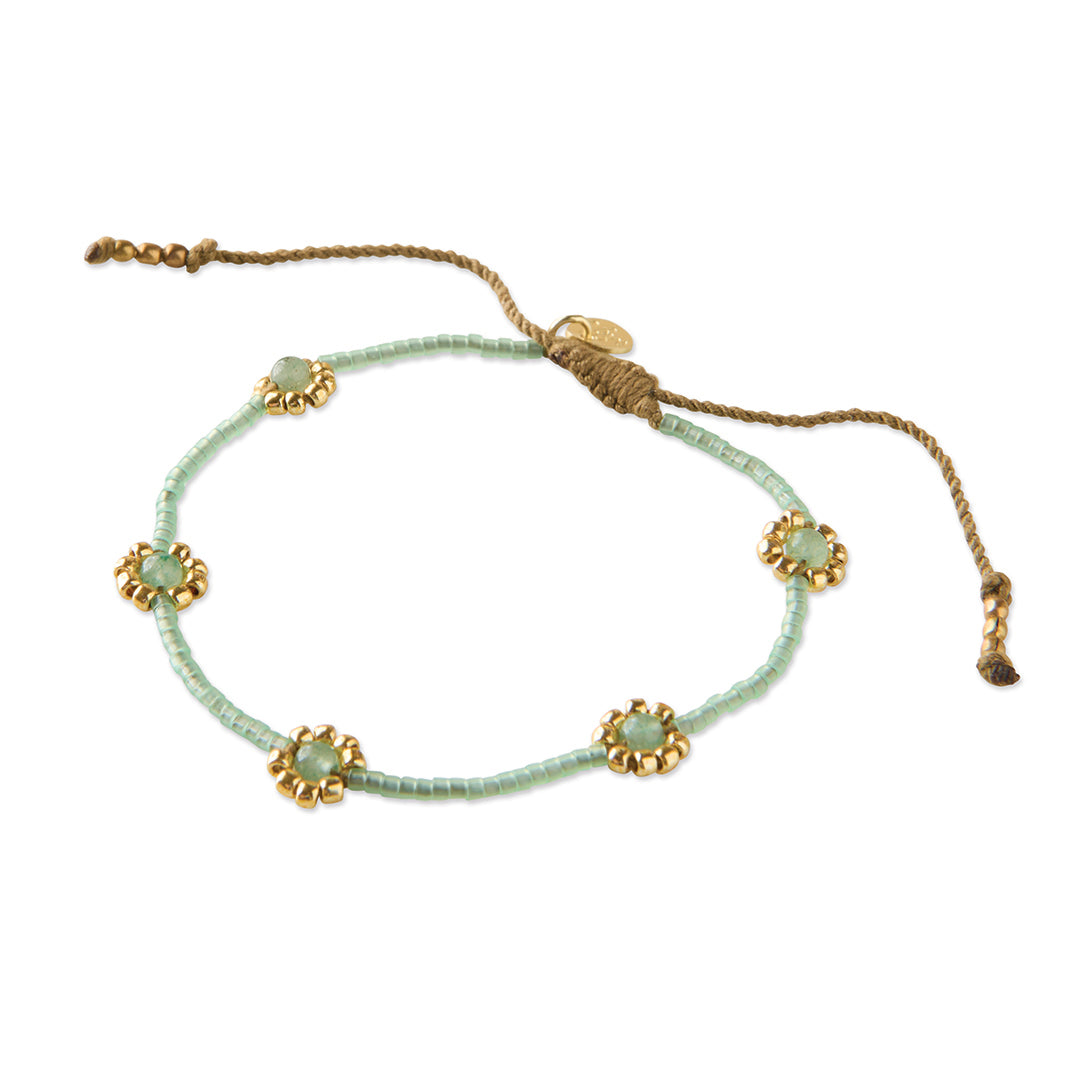 Botanic Aventurin goldfarbiges Armband