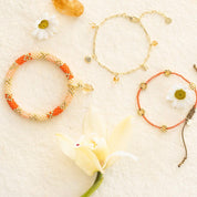 Botanic Citrin goldfarbiges Armband