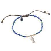 Dreaming Lapislazuli silberfarbiges Armband
